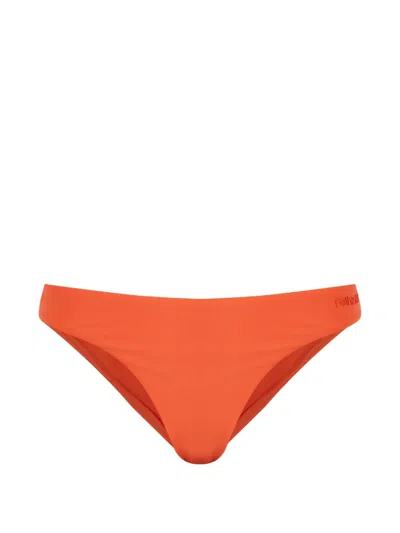 Rethinkit Studios Side-detail Bikini Bottoms In Orange