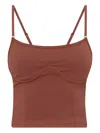 Rethinkit Studios Underwired Strap Top In Brown