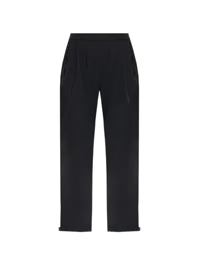 Rethinkit Studios Zip-detail Trousers In Black