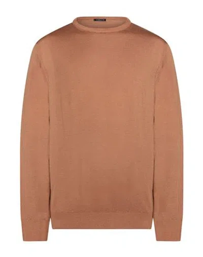 Retois Man Sweater Camel Size Xxxl Merino Wool