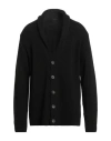 Retois Man Cardigan Black Size Xxxl Merino Wool