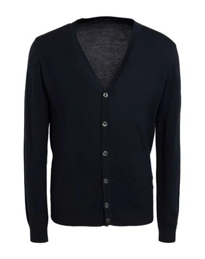 Retois Man Cardigan Midnight Blue Size S Merino Wool