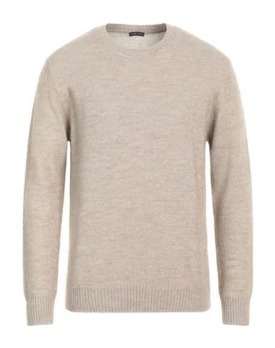 Retois Man Sweater Beige Size L Acrylic, Merino Wool, Alpaca Wool In Neutral