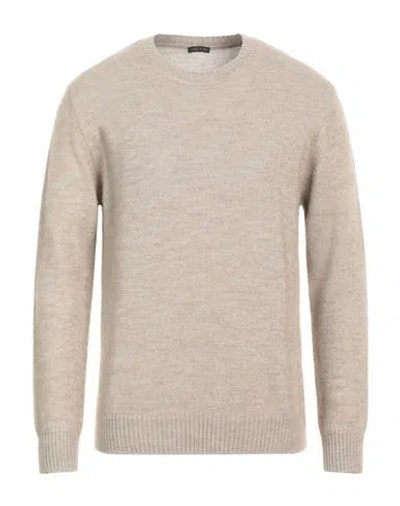 Retois Man Sweater Beige Size L Acrylic, Merino Wool, Alpaca Wool