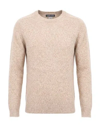 Retois Man Sweater Beige Size S Merino Wool