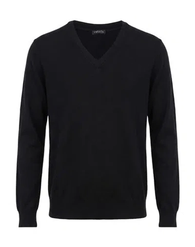 Retois Man Sweater Black Size L Merino Wool