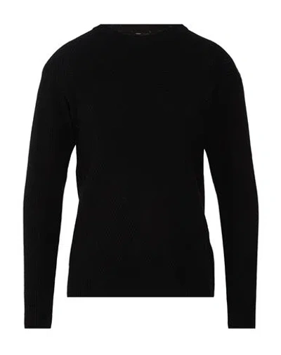 Retois Man Sweater Black Size M Wool, Polyamide