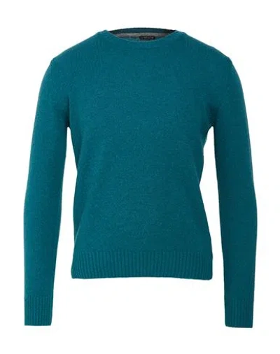 Retois Man Sweater Deep Teal Size Xxl Merino Wool In Green