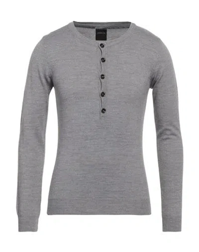 Retois Man Sweater Grey Size L Merino Wool, Acrylic