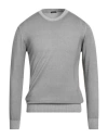Retois Man Sweater Grey Size L Merino Wool In Gray