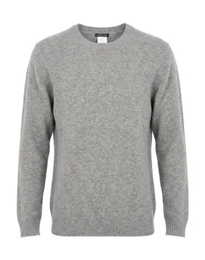 Retois Man Sweater Grey Size L Wool, Polyamide In Animal Print