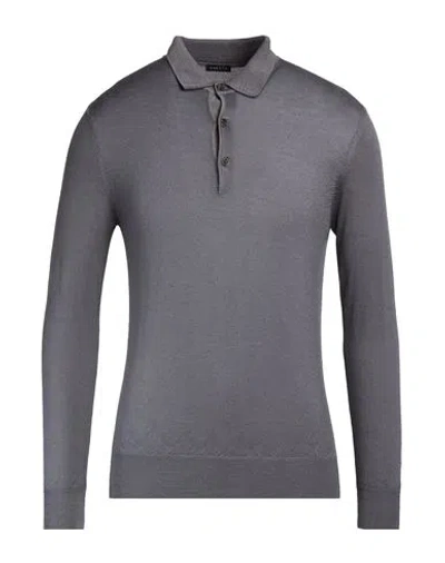Retois Man Sweater Grey Size Xl Merino Wool In Purple