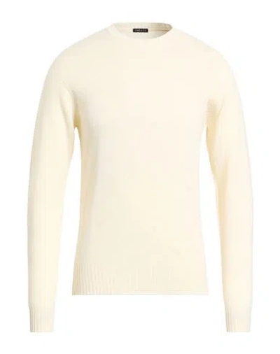 Retois Man Sweater Ivory Size L Merino Wool In Neutral