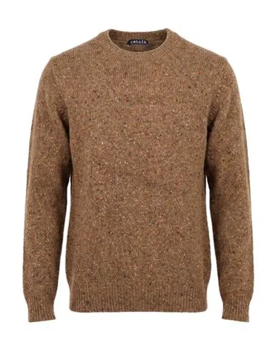 Retois Man Sweater Khaki Size S Wool, Viscose, Polyamide In Beige