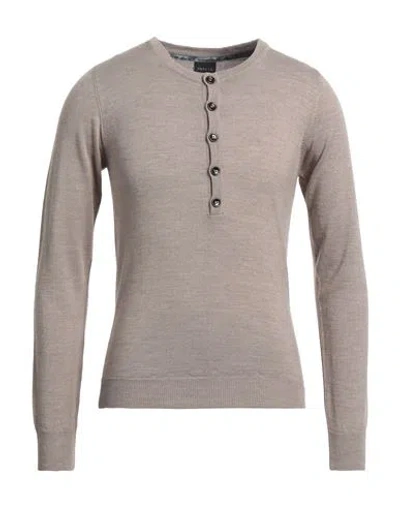 Retois Man Sweater Light Brown Size M Merino Wool, Acrylic In Beige