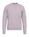 Retois Man Sweater Lilac Size Xxl Acrylic, Merino Wool, Alpaca Wool In Purple