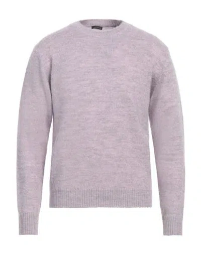 Retois Man Sweater Lilac Size Xxxl Acrylic, Merino Wool, Alpaca Wool In Purple