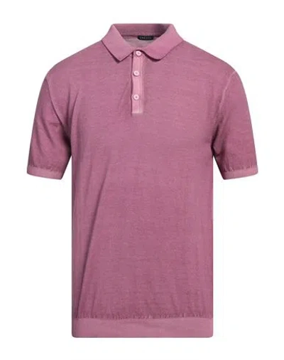 Retois Man Sweater Magenta Size Xl Cotton In Magenta