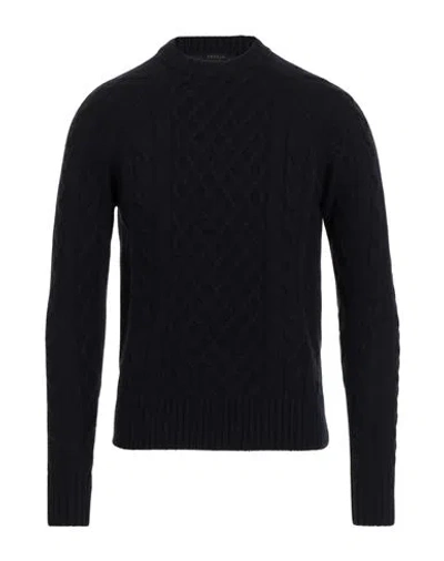 Retois Man Sweater Midnight Blue Size L Merino Wool