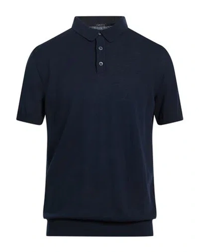 Retois Man Sweater Midnight Blue Size Xl Cotton