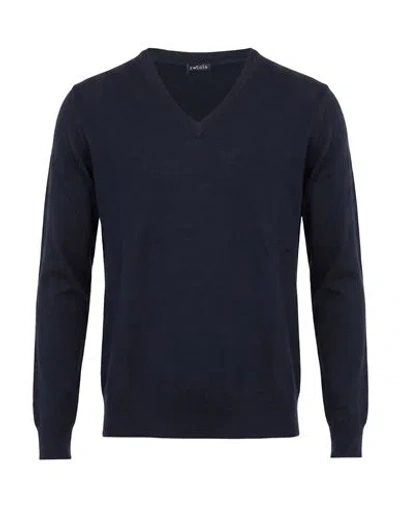 Retois Man Sweater Midnight Blue Size Xl Merino Wool