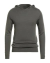 Retois Man Sweater Military Green Size L Merino Wool