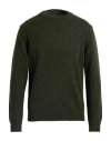 Retois Man Sweater Military Green Size S Wool, Viscose, Polyamide