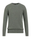 Retois Man Sweater Military Green Size Xl Merino Wool