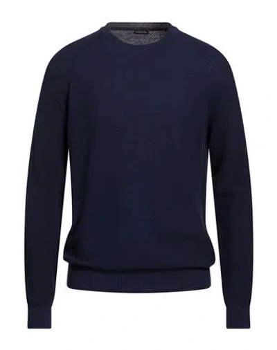 Retois Man Sweater Navy Size Xxxl Cotton In Blue