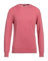 Retois Man Sweater Pastel Pink Size L Merino Wool