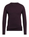 Retois Man Sweater Plum Size L Merino Wool