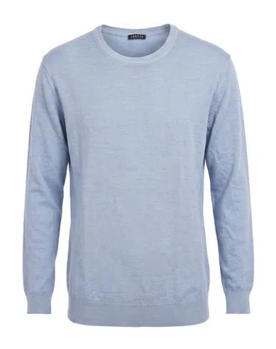 Retois Man Sweater Sky Blue Size Xxxl Merino Wool