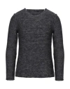 Retois Man Sweater Steel Grey Size S Cotton, Wool, Acrylic In Gray