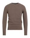 Retois Man Sweater Brown Size L Merino Wool