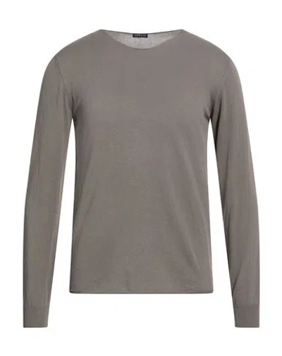 Retois Man Sweater Taupe Size S Cotton In Gray