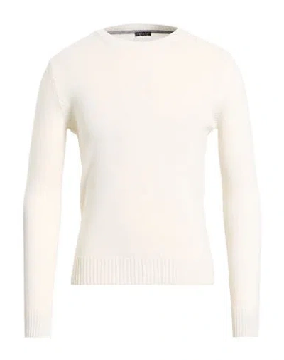 Retois Man Sweater White Size L Merino Wool In Neutral