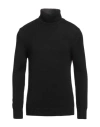 Retois Man Turtleneck Black Size Xxl Merino Wool In Black