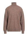 Retois Man Turtleneck Camel Size Xxxl Acrylic, Wool, Alpaca Wool In Brown