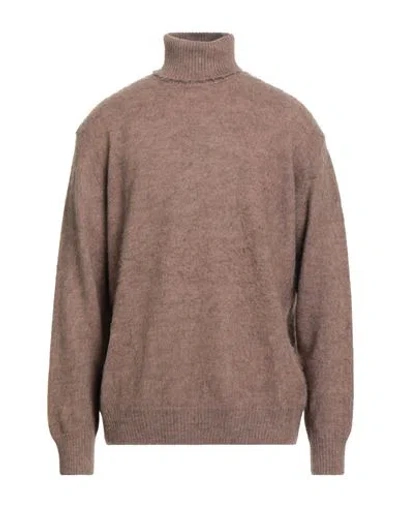 Retois Man Turtleneck Camel Size Xxxl Acrylic, Wool, Alpaca Wool In Brown