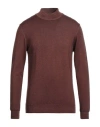 Retois Man Turtleneck Cocoa Size L Merino Wool