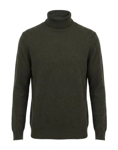 Retois Man Turtleneck Dark Green Size Xxxl Wool, Polyamide