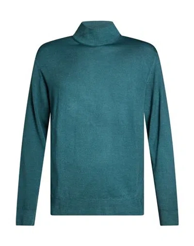 Retois Man Turtleneck Deep Teal Size Xxl Merino Wool In Green
