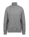 Retois Man Turtleneck Grey Size Xl Acrylic, Merino Wool, Alpaca Wool In Grey