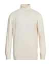 Retois Man Turtleneck Ivory Size L Merino Wool In White