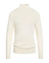 Retois Man Turtleneck Ivory Size Xxl Merino Wool In Neutral