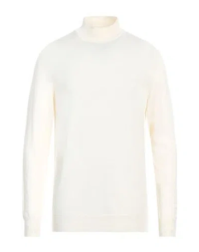 Retois Man Turtleneck Ivory Size Xxl Merino Wool In White