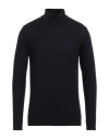Retois Man Turtleneck Midnight Blue Size L Merino Wool In Blue