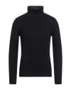 Retois Man Turtleneck Midnight Blue Size L Merino Wool In Blue