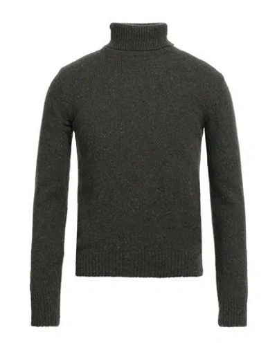 Retois Man Turtleneck Military Green Size M Wool, Viscose, Polyamide In Multi