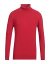 Retois Man Turtleneck Red Size L Merino Wool